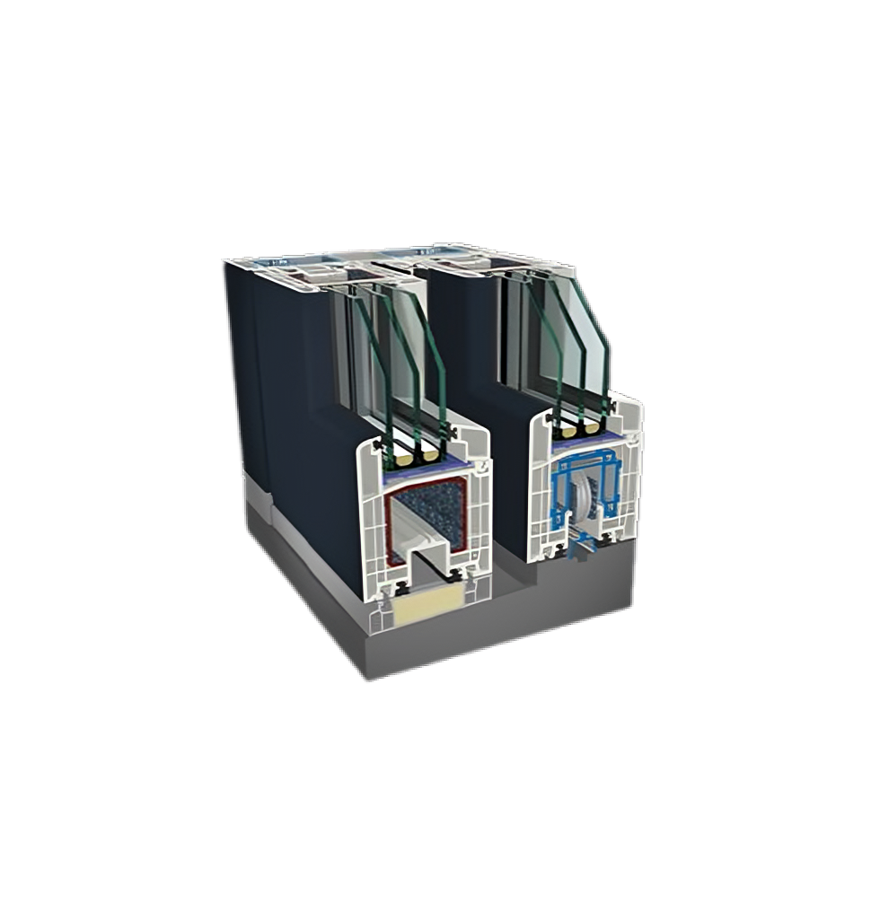 GEALAN HST 9000 - pogled iz dnevnog boravka